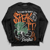 SoleFly x Air Jordan 3 “Fruits Of Our Labor” DopeSkill Long Sleeve T-Shirt Speak It Graphic Streetwear - black