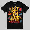 Yellow Sneakers DopeSkill T-Shirt Let 'em Hate Graphic Streetwear - Black
