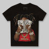 Red Sneakers DopeSkill Toddler Kids T-shirt Rich Youth Graphic Streetwear  - Black