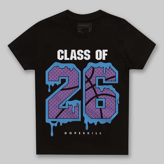 PURPLE Sneakers DopeSkill Toddler Kids T-shirt 26 Drip Graphic Streetwear - Black