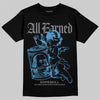 Air Max 95 OG Blue Spark DopeSkill T-Shirt All Earned Graphic Streetwear - Black