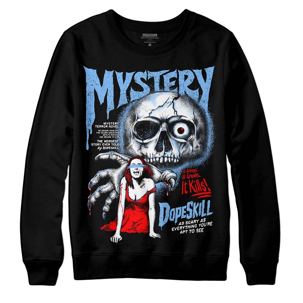 Jordan 9 Powder Blue DopeSkill Sweatshirt Mystery Ghostly Grasp Graphic Streetwear - Black