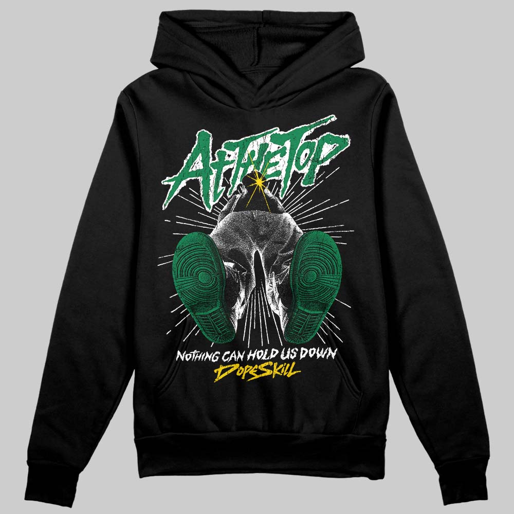Green Sneakers DopeSkill Hoodie Nothing Can Hold US Down Graphic Streetwear - Black
