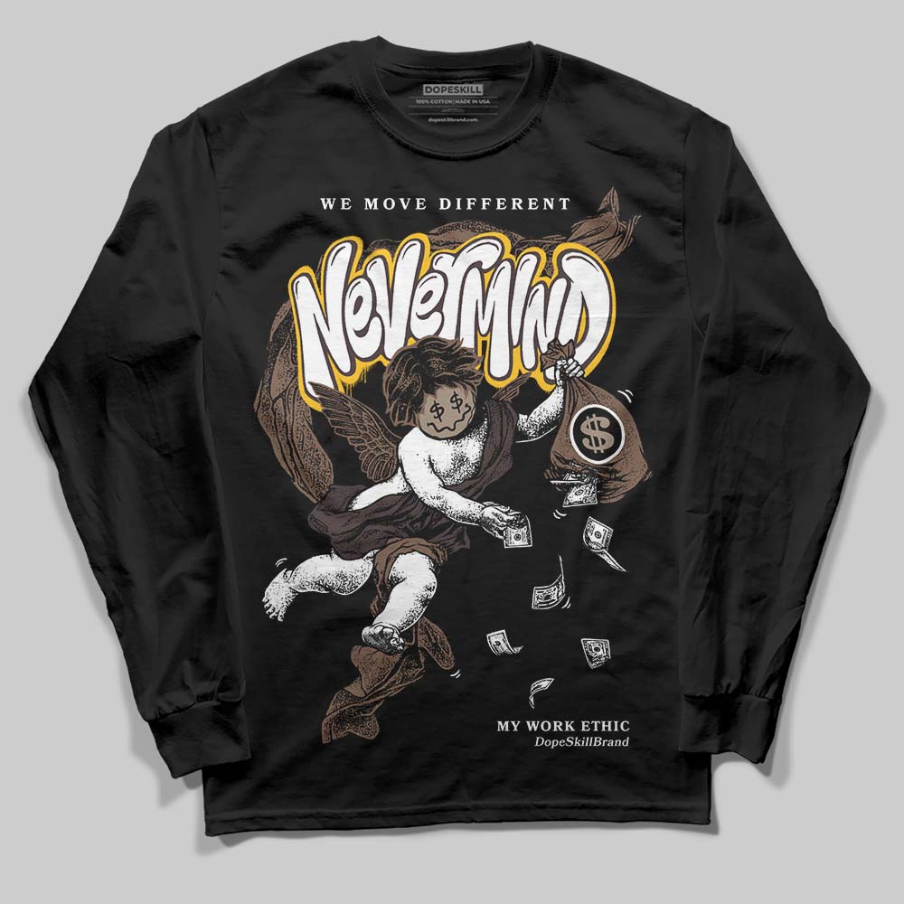 SoleFly x Air Jordan 12 Retro SP 'Cafecito/Baroque Brown' DopeSkill Long Sleeve T-Shirt Nevermind Graphic Streetwear - Black