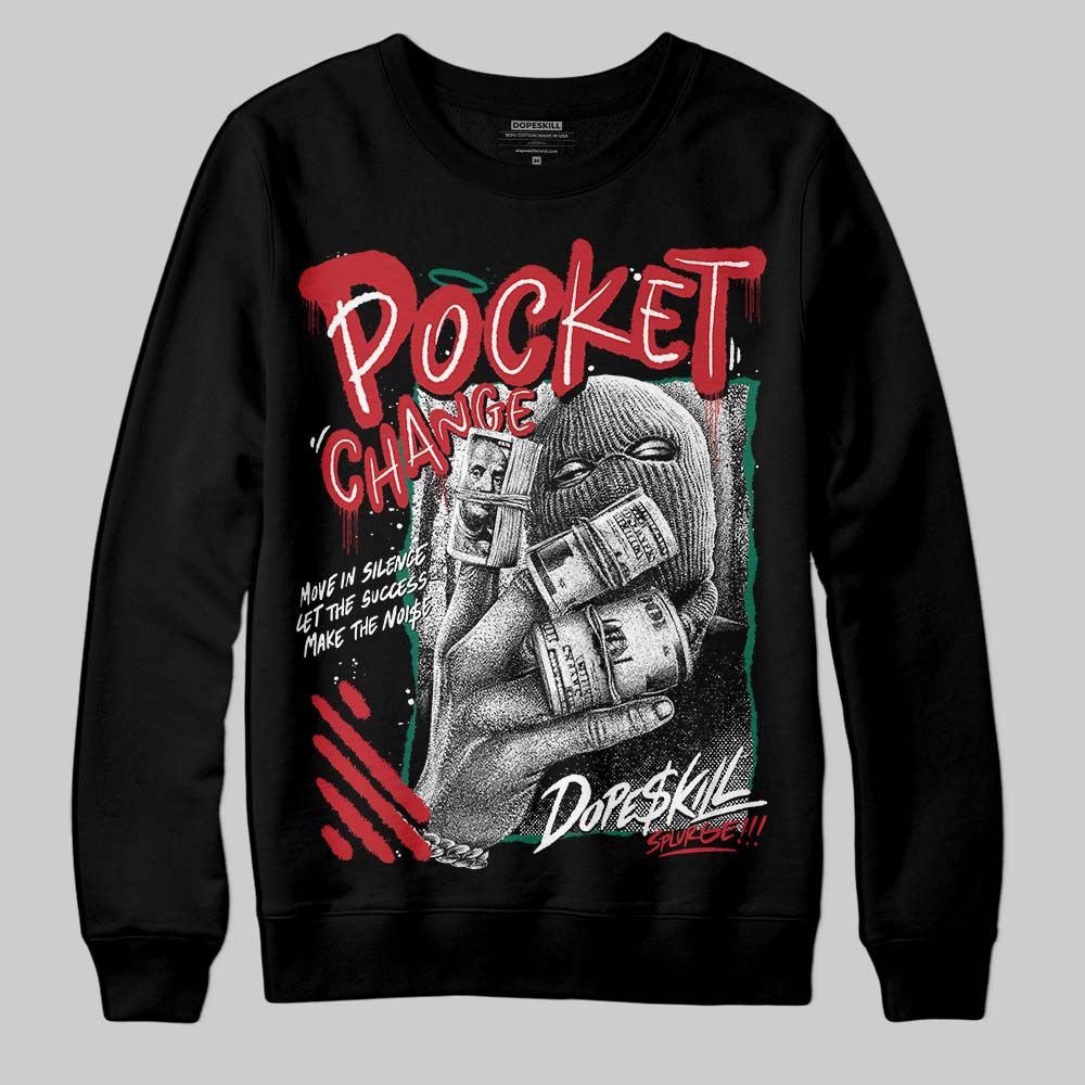 Jordan 3 Mexico 'El Vuelo' DopeSkill Sweatshirt Pocket Change Graphic Streetwear - Black