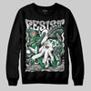 Jordan 3 WMNS “Lucky Green” DopeSkill Sweatshirt Resist Graphic Streetwear - Black