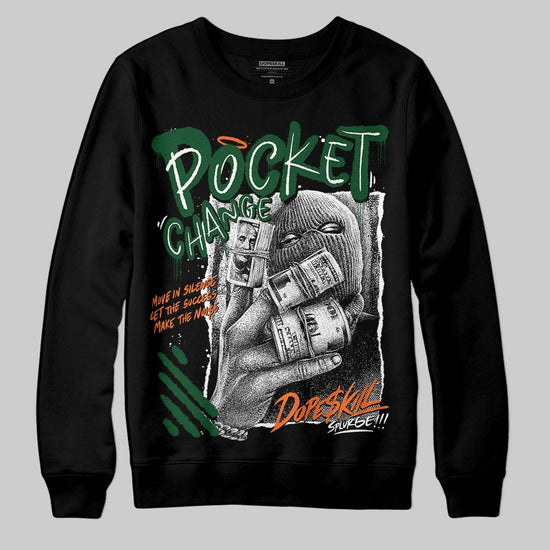 SoleFly x Air Jordan 3 “Fruits Of Our Labor” DopeSkill Sweatshirt Pocket Change Graphic Streetwear - Black