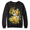 Jordan 11 Low 'Yellow Snakeskin' DopeSkill Sweatshirt Smile Through The Pain Graphic Streetwear - Black