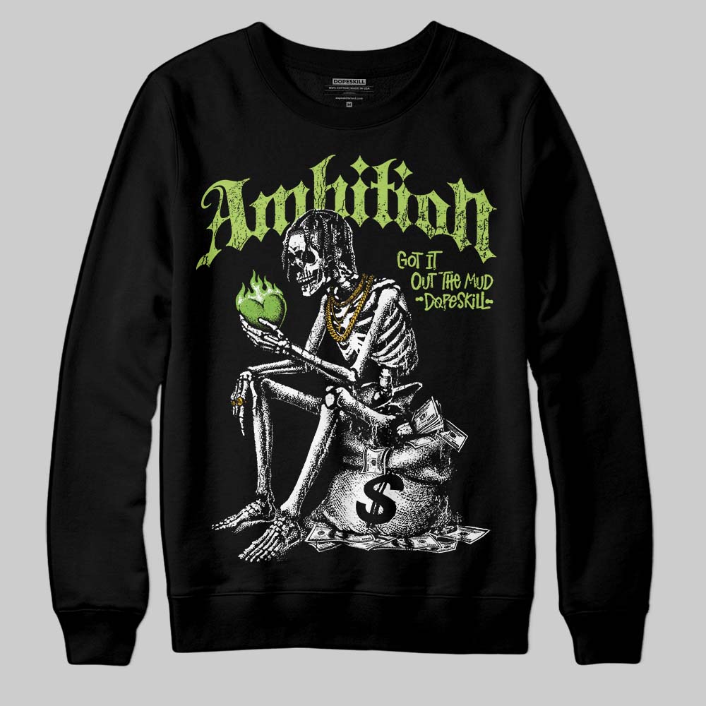 Air Max 95 Big Bubble Neon Yellow DopeSkill Sweatshirt Ambition Graphic Streetwear - Black