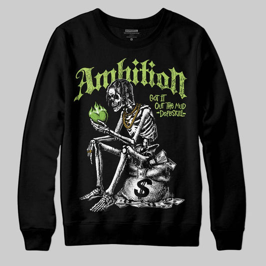 Air Max 95 Big Bubble Neon Yellow DopeSkill Sweatshirt Ambition Graphic Streetwear - Black