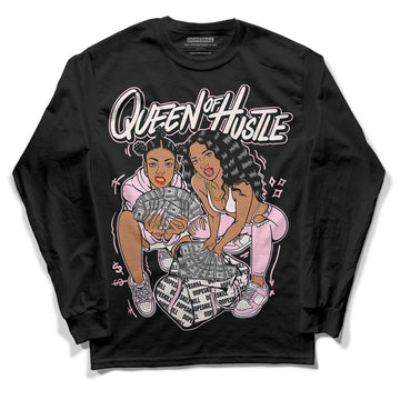 Dunk Low LX Pink Foam DopeSkill Long Sleeve T-Shirt Queen Of Hustle Graphic Streetwear - Black