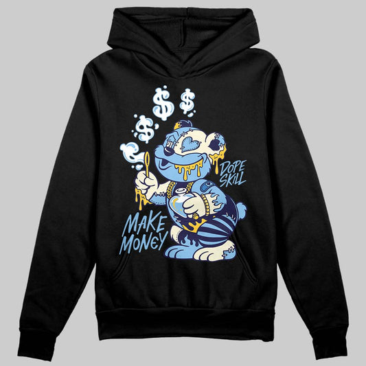 University Blue Sneakers DopeSkill Hoodie Sweatshirt Make Money Graphic Streetwear - Black