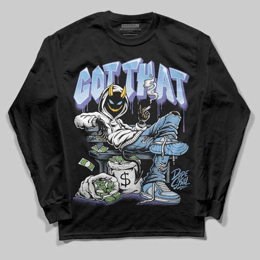 University Blue Sneakers DopeSkill Long Sleeve T-Shirt Got That Graphic Streetwear - black