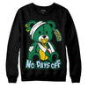 Jordan 5 “Lucky Green” DopeSkill Sweatshirt Hurt Bear Graphic Streetwear - Black