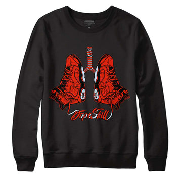 Jordan 6 Retro Toro Bravo DopeSkill Sweatshirt Breathe Graphic Streetwear - Black