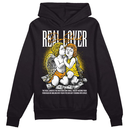 Jordan 6 “Yellow Ochre” DopeSkill Hoodie Sweatshirt Real Lover Graphic Streetwear - Black