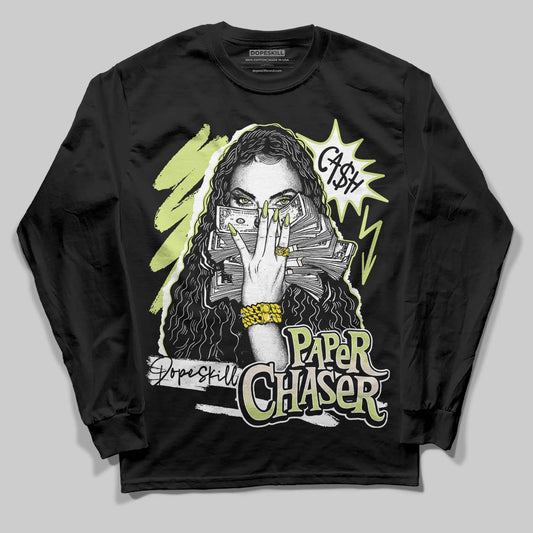 Jordan 5 “Luminous Green” DopeSkill Long Sleeve T-Shirt NPC Graphic Streetwear - Black
