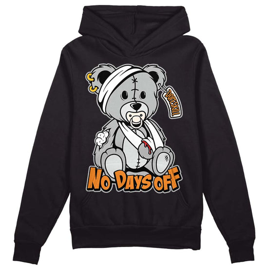 Dunk Low Cool Grey DopeSkill Hoodie Sweatshirt Hurt Bear Graphic Streetwear - Black