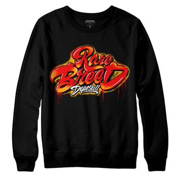 Red Sneakers DopeSkill Sweatshirt Rare Breed Type Graphic Streetwear - Black