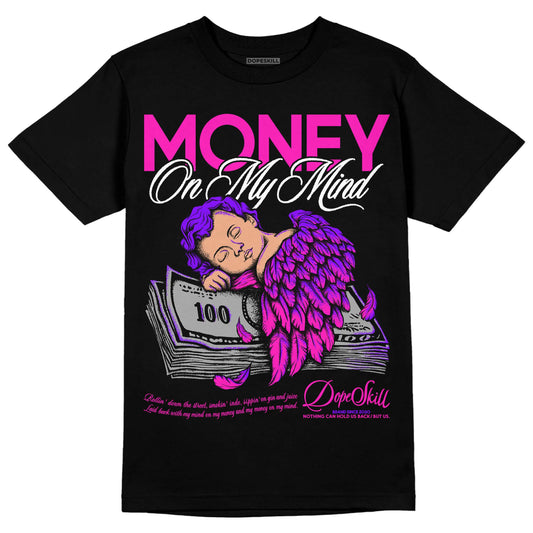 Dunk Low GS “Active Fuchsia” DopeSkill T-Shirt MOMM Graphic Streetwear - Black