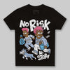 Jordan 3 GS “Cobalt Bliss” DopeSkill Toddler Kids T-shirt No Risk No Story Graphic Streetwear - Black