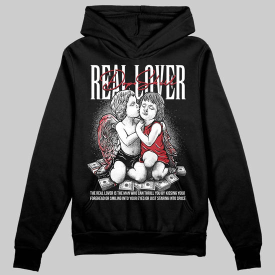 Jordan 14 Retro ‘Black Toe’ DopeSkill Hoodie Sweatshirt Real Lover Graphic Streetwear -0 Black