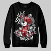 Jordan 8 Retro Bugs Bunny (2025) DopeSkill Sweatshirt Smile Through The Pain Graphic Streetwear - black