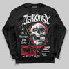 Jordan 4 “Flight Club” DopeSkill Long Sleeve T-Shirt Jealousy Graphic Streetwear - Black