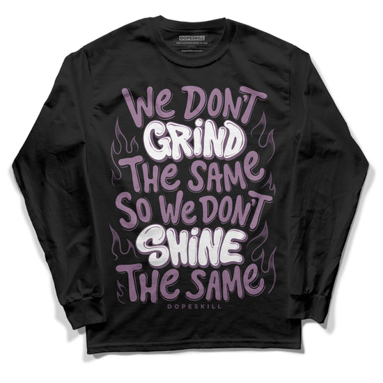 Jordan 2 “Mauve/Off-Noir” DopeSkill Long Sleeve T-Shirt Grind Shine Graphic Streetwear - Black