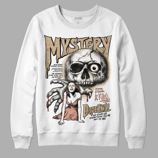 TAN Sneakers DopeSkill Sweatshirt Mystery Ghostly Grasp Graphic Streetwear - White