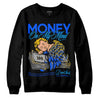 Royal Blue Sneakers DopeSkill Sweatshirt MOMM Graphic Streetwear - Black