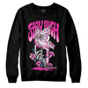 Pink Sneakers DopeSkill Sweatshirt Stay High Graphic Streetwear - Black