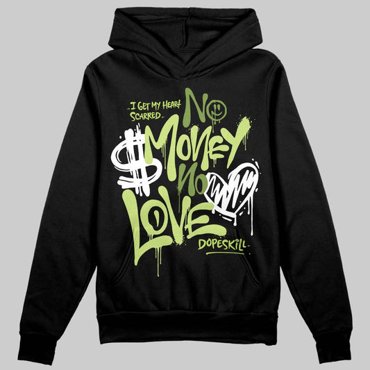 Dunk Low Pro SB 'Fruity Pack - Green Apple' DopeSkill Hoodie Sweatshirt No Money No Love Typo Graphic Streetwear - Black