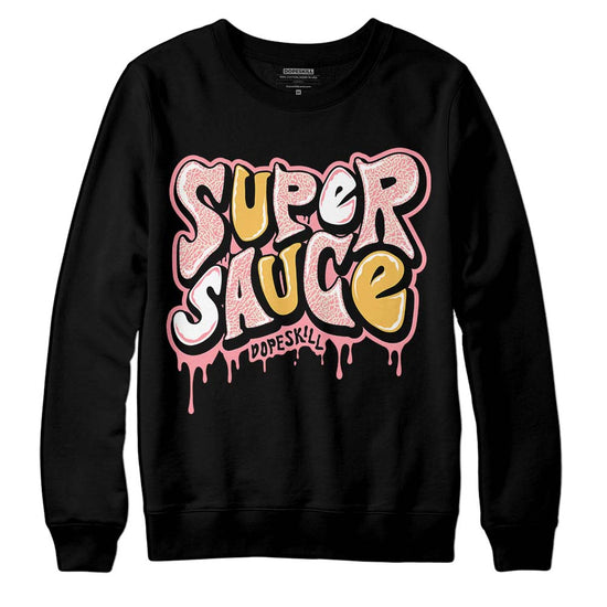 Jordan 3 GS “Red Stardust” DopeSkill Sweatshirt Super Sauce Graphic Streetwear - Black