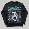 Royal Blue Sneakers DopeSkill Long Sleeve T-Shirt Root of Evil Graphic Streetwear - Black