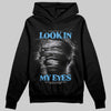 Grey Sneakers DopeSkill Hoodie Sweatshirt Look In My Eyes Graphic Streetwear - Black