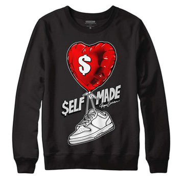 Dunk Low ‘Pure Platinum’ DopeSkill Sweatshirt Self Made Graphic Streetwear - Black