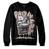 Dunk Low Night Maroon and Medium Soft Pink DopeSkill Sweatshirt Paid In Full Graphic Streetwear - Black