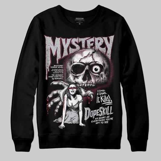 Jordan 5 Retro Burgundy (2023) DopeSkill Sweatshirt Mystery Ghostly Grasp Graphic Streetwear - black