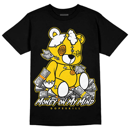 Jordan 6 “Yellow Ochre” DopeSkill T-Shirt MOMM Bear Graphic Streetwear - Black