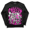 Dunk Low GS “Active Fuchsia” DopeSkill Long Sleeve T-Shirt Chillin Graphic Streetwear - Black