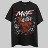 Jordan 3 Retro Fire Red DopeSkill T-Shirt MILF Graphic Streetwear - Black