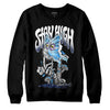 Jordan 3 "Midnight Navy" DopeSkill Sweatshirt Stay High Graphic Streetwear - White 