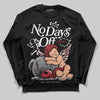 Jordan 14 Retro ‘Black Toe’ DopeSkill Long Sleeve T-Shirt New No Days Off Graphic Streetwear - Black