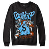 Dunk Low Futura University Blue DopeSkill Sweatshirt Money Bag Coming Up Graphic Streetwear - Black