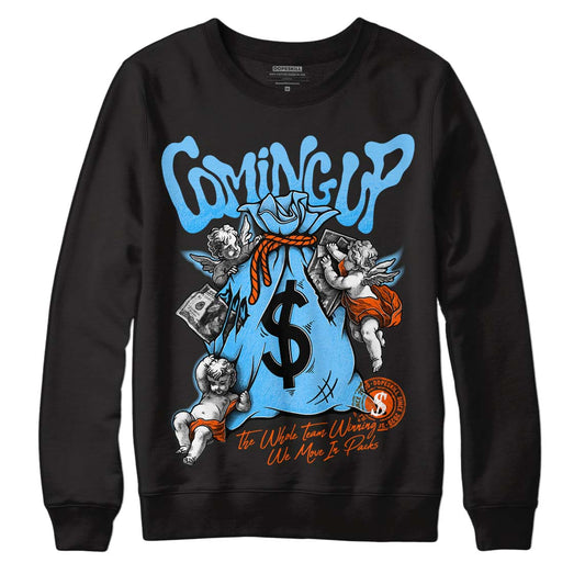 Dunk Low Futura University Blue DopeSkill Sweatshirt Money Bag Coming Up Graphic Streetwear - Black