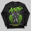 Neon Green Sneakers DopeSkill Long Sleeve T-Shirt Nothing Can Hold US Down Graphic Streetwear - Black
