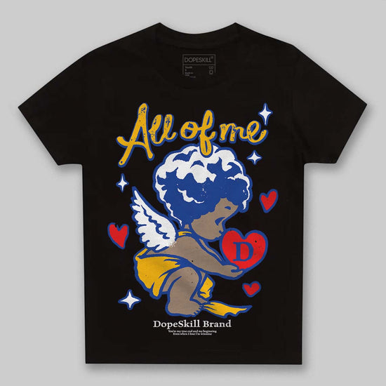 Royal Blue Sneakers DopeSkill Toddler Kids T-shirt All Of Me Graphic Streetwear - Black