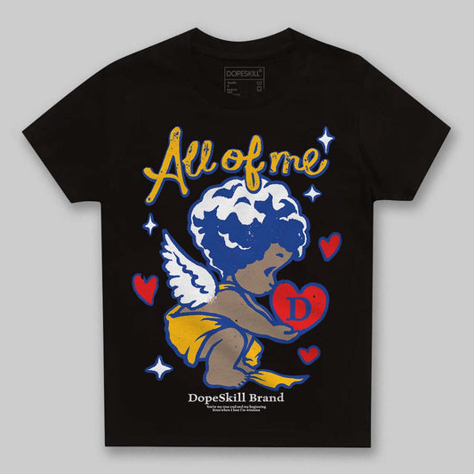 Royal Blue Sneakers DopeSkill Toddler Kids T-shirt All Of Me Graphic Streetwear - Black