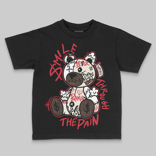 Jordan 3 "World’s Best Dad" DopeSkill Toddler Kids T-shirt Smile Through The Pain Graphic Streetwear - black